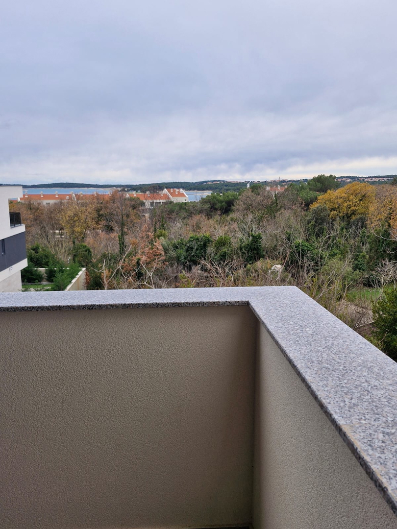 Penthouse pogled na morje, 3 spalnice, 2 nadstropje, 96 m2, parkirišče, Medulin, NOVO ​