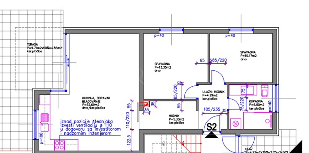 NOVOGRADNJA, dvosobno stanovanje v Štinjanu z vrtom, blizu morja