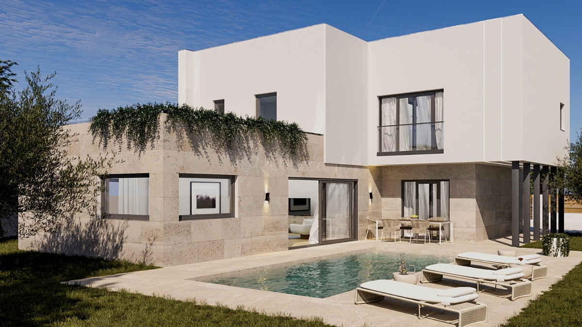 Gradbena parcela, 680 m2, projekt, okolica Barbana