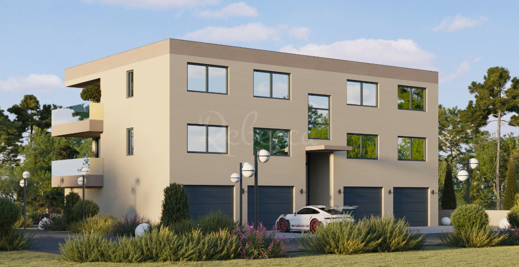 Stanovanje v 1. nadstropju, 120 m2, 2s, garaža, parkirišče, Štinjan, NOVO