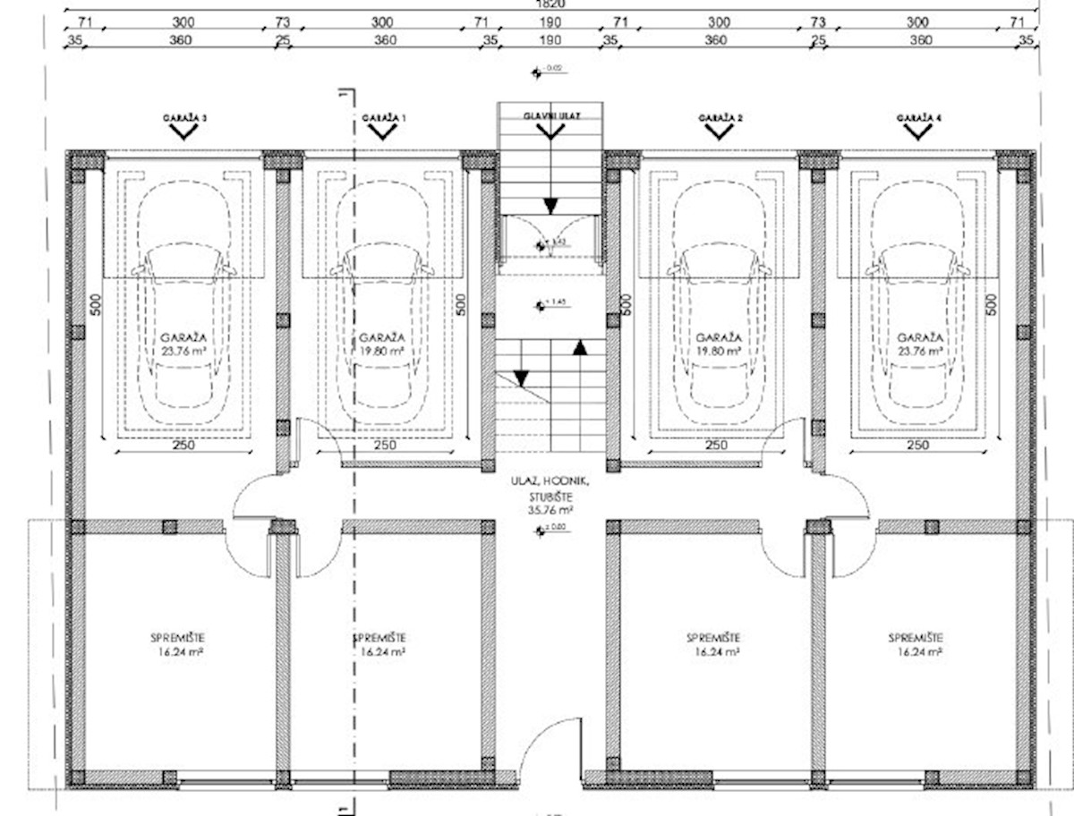 Stanovanje v 1. nadstropju, 120 m2, 2s, garaža, parkirišče, Štinjan, NOVO