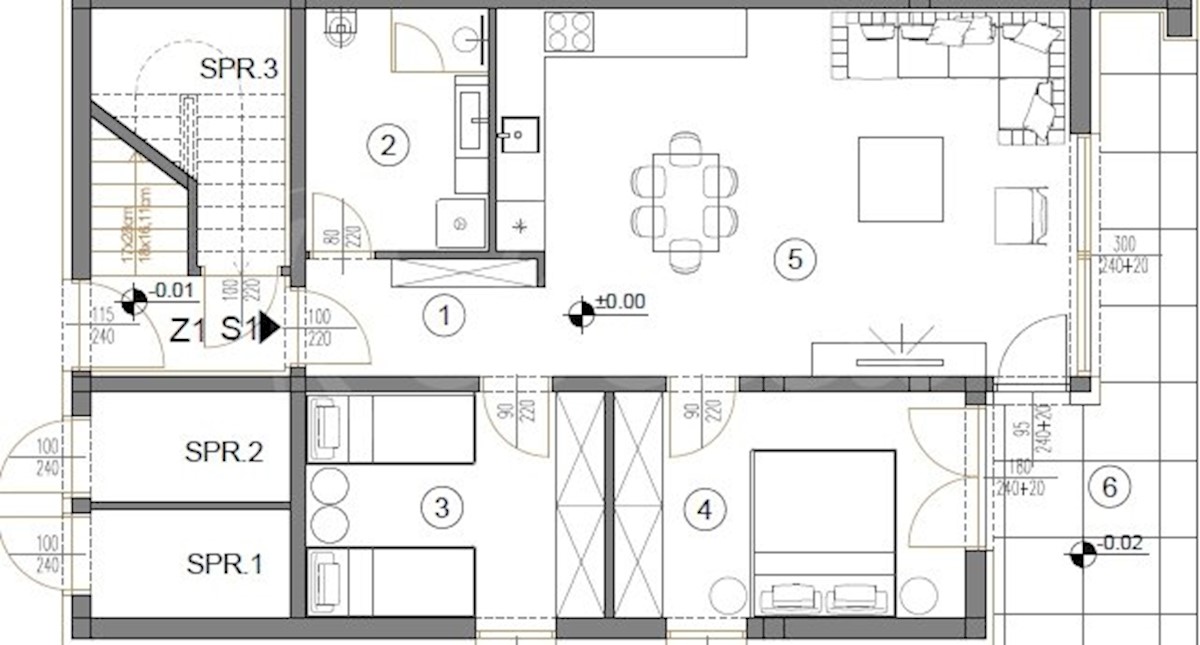 Prodaja apartmaja, pritličje, 85 m2, 2 ss, vrt, parkirišče, Medulin, NOVO