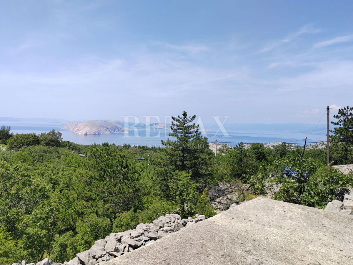 Senj, Lukovo - pričetek gradnje s pogledom na morje