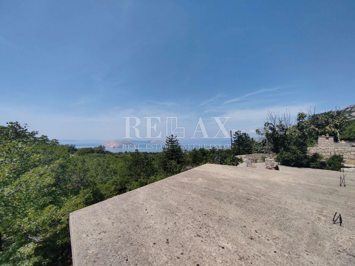 Senj, Lukovo - pričetek gradnje s pogledom na morje