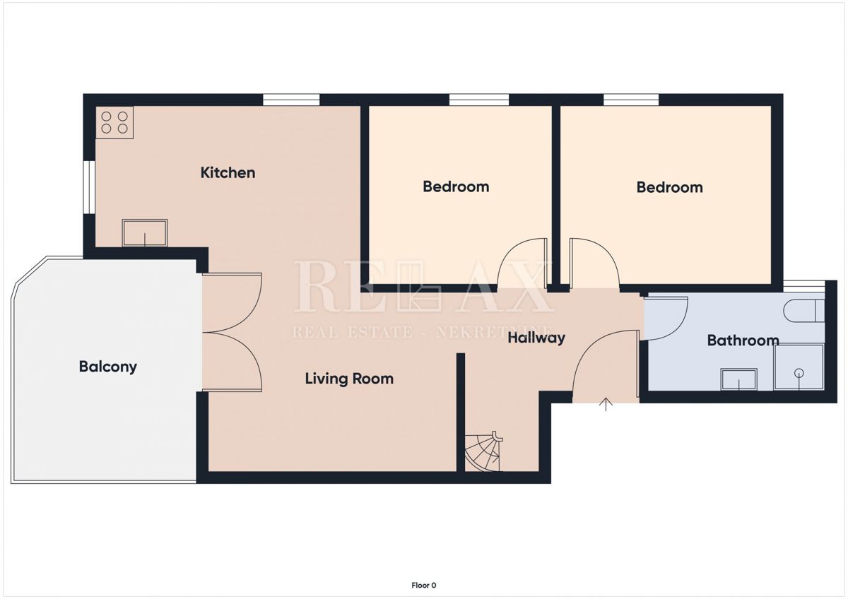 Dramalj - dvoetažni apartma s panoramskim pogledom na morje