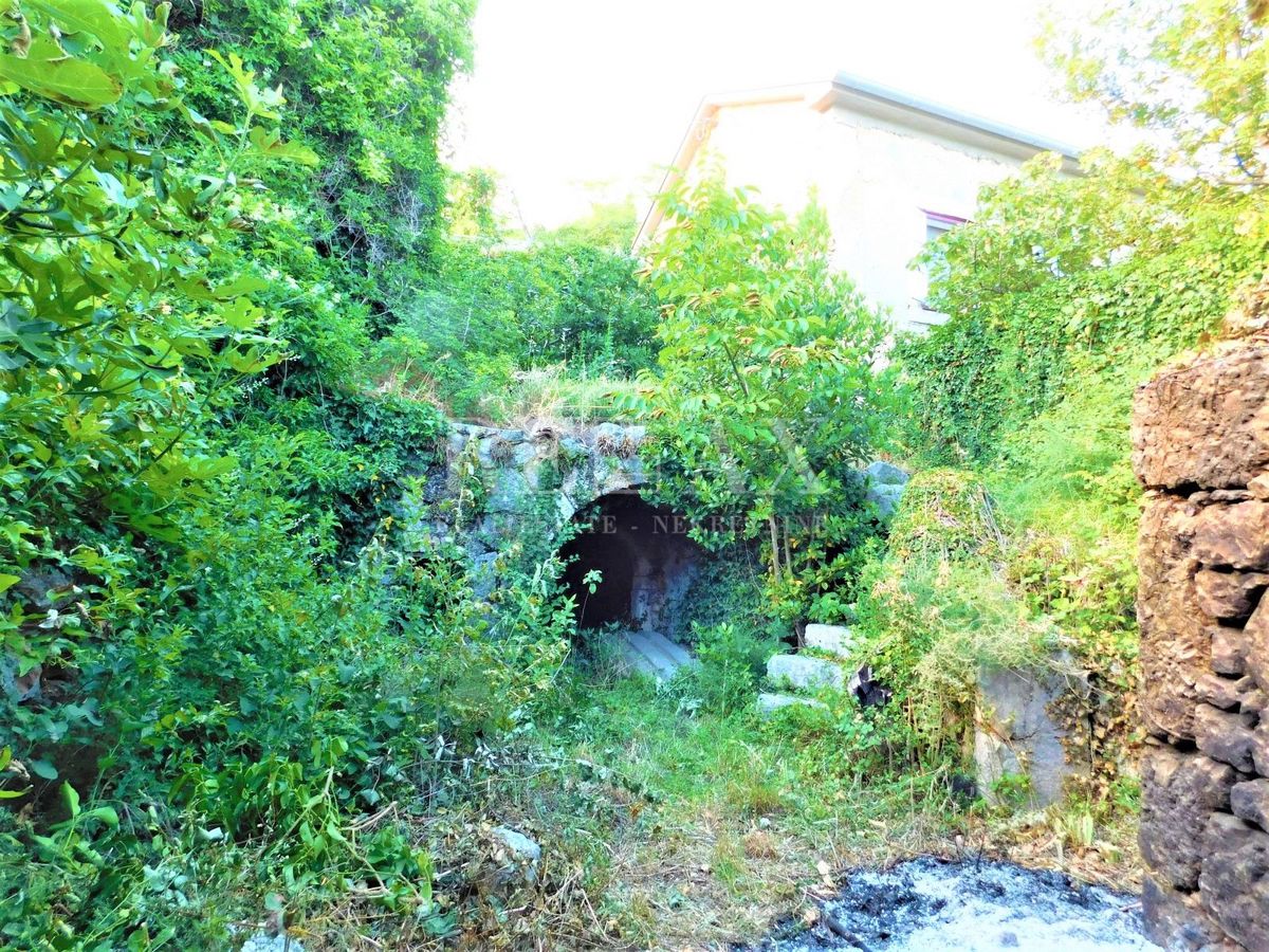 Bribir - dve kamniti hiši, velik vrt