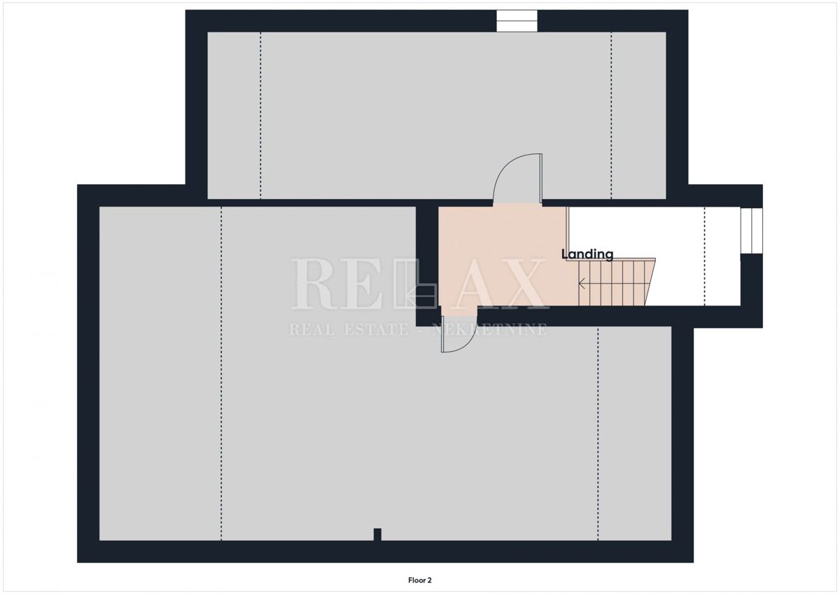 Crikvenica - visoko podstrešje v nedokončani fazi