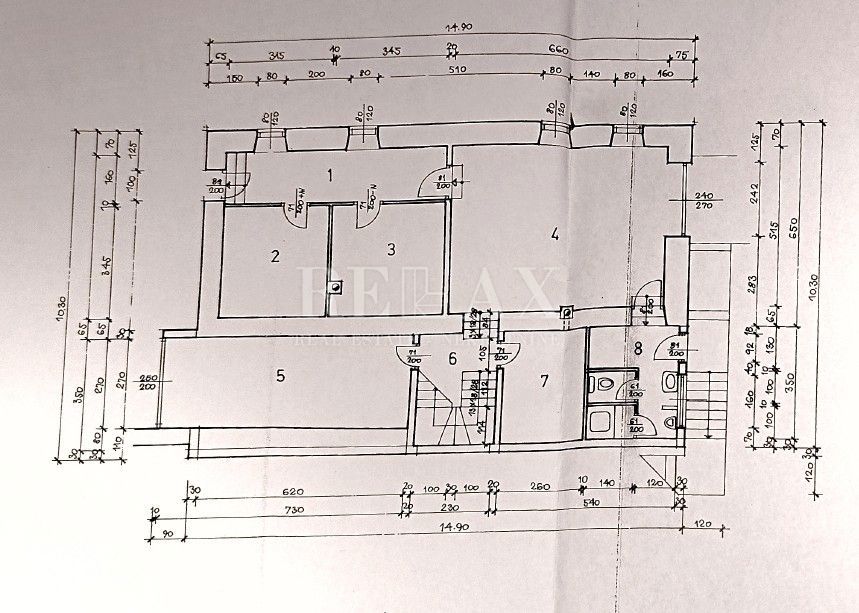 Fužine - hiša s 4 apartmaji v bližini jezera