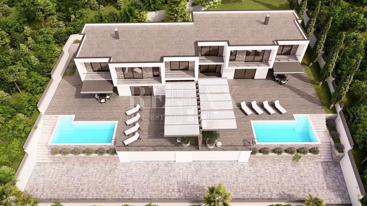 CRIKVENICA - Moderna vila z bazenom
