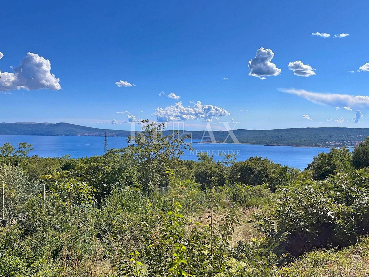 Crikvenica - Gradbeno zemljišče s panoramskim pogledom na morje