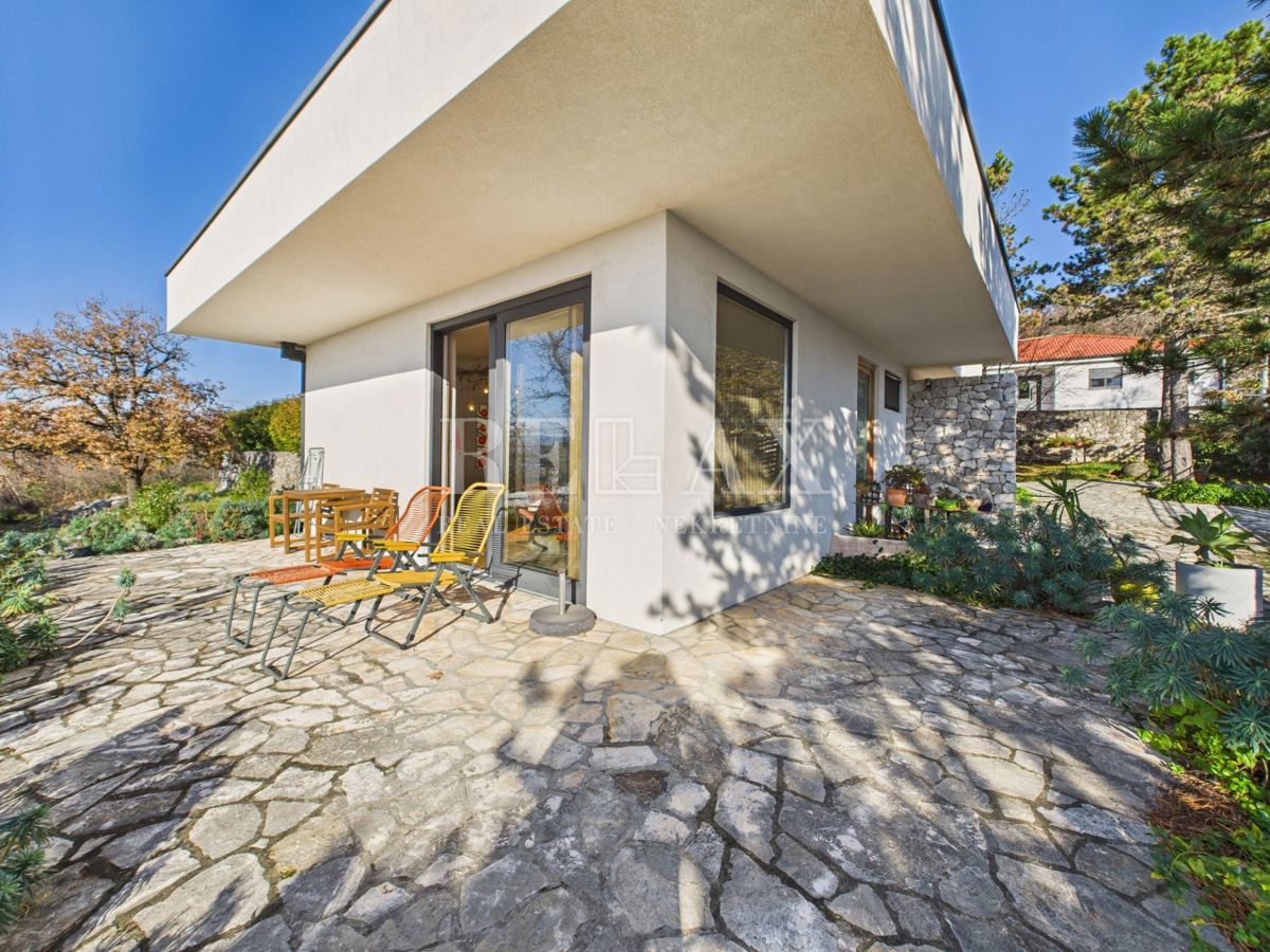 Kostrena - vila z bazenom in pogledom na morje