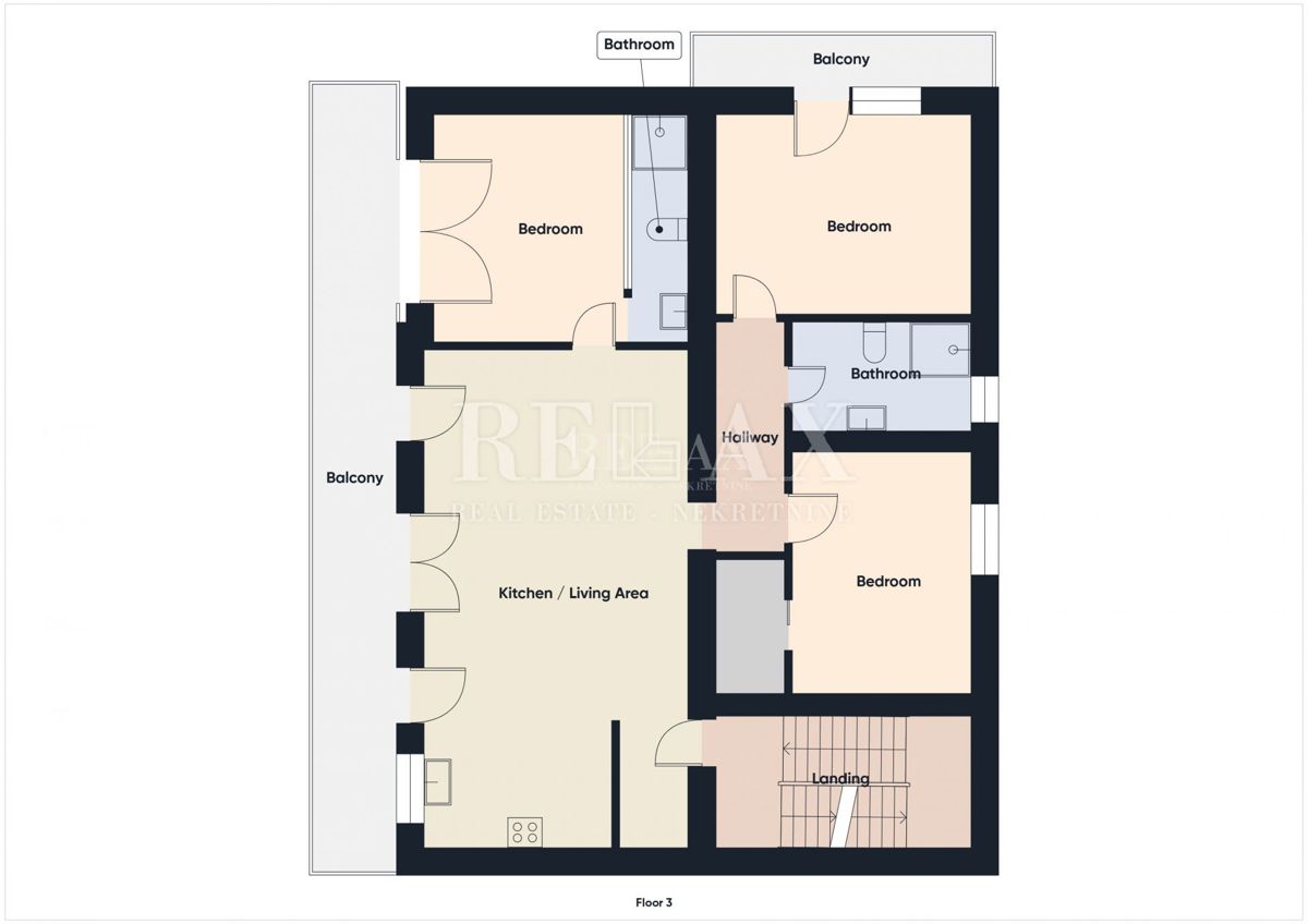 Dramalj - Stanovanjski blok, idealen za investicijo