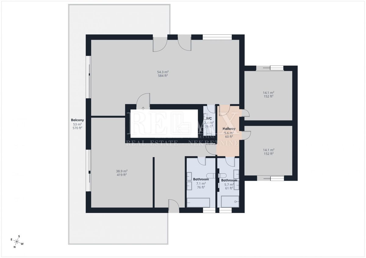 Rijeka, Čavle - penthouse v novogradnji