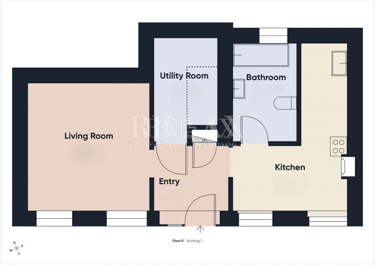 Kukuljanovo - hiša, starinska in ruševina z velikim vrtom