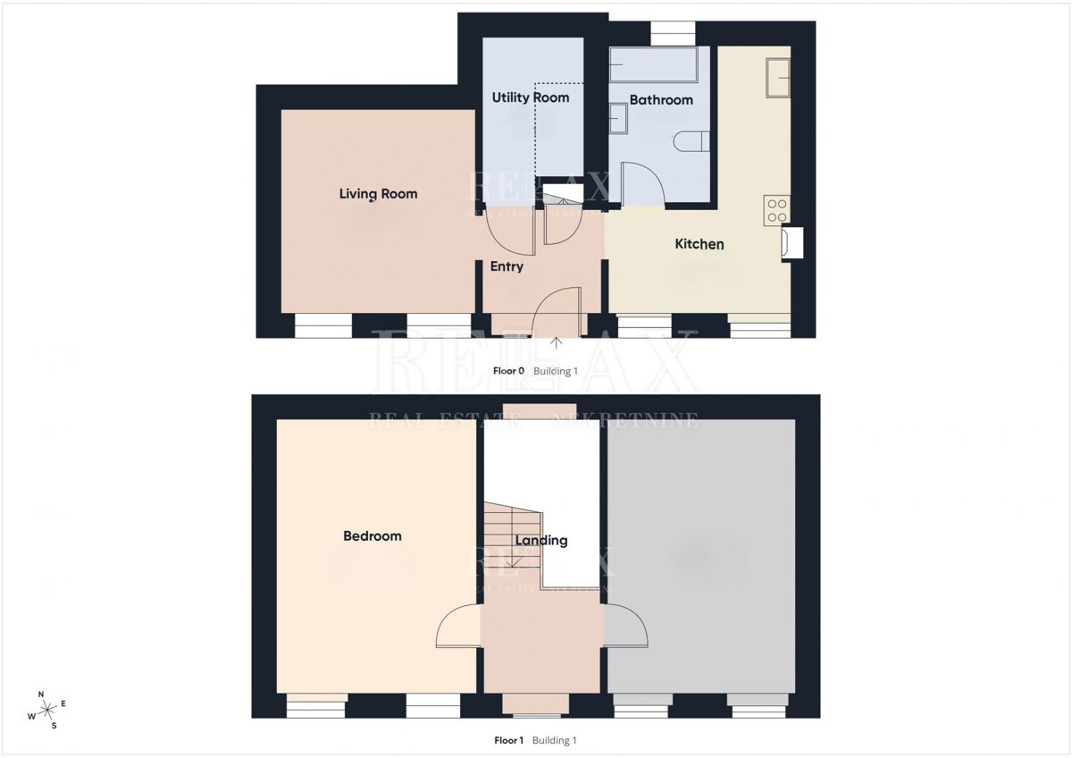 Kukuljanovo - hiša, starinska in ruševina z velikim vrtom