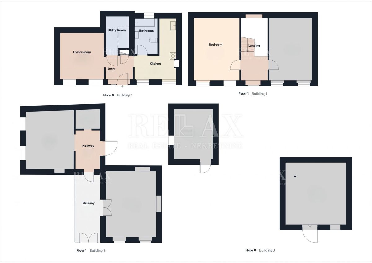 Kukuljanovo - hiša, starinska in ruševina z velikim vrtom