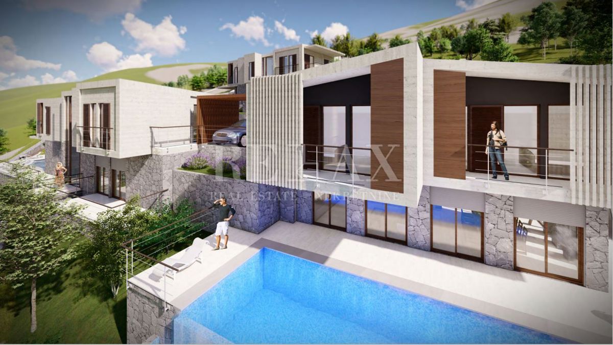 Sveti Juraj - zemljišče s panoramskim pogledom na morje