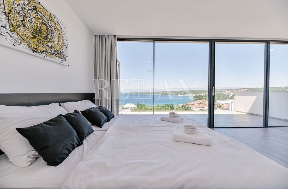 KRK, MALINSKA - Luksuzni penthouse s pogledom na morje