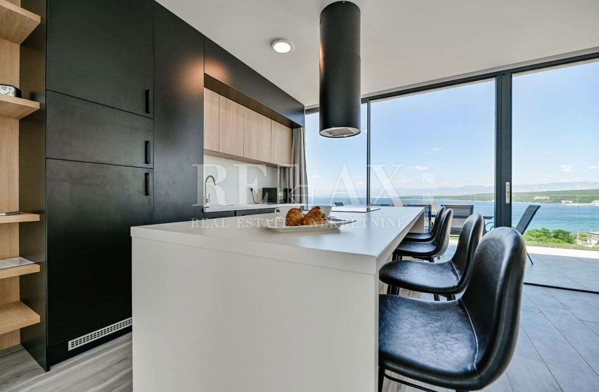 KRK, MALINSKA - Luksuzni penthouse s pogledom na morje