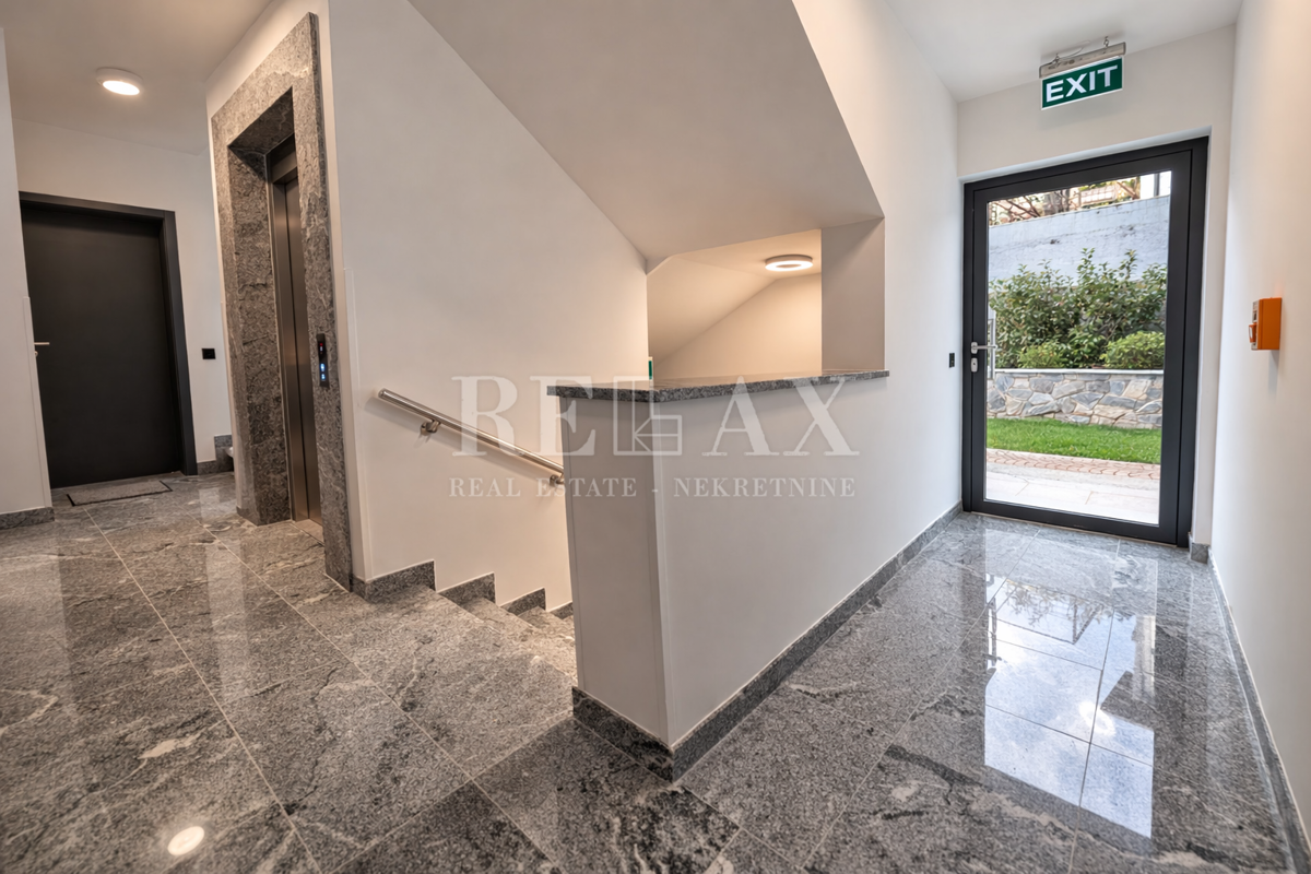 Rijeka, Kantrida - luksuzno stanovanje z vrtom