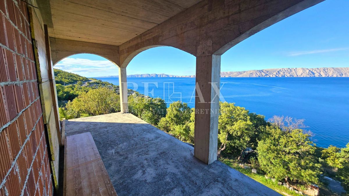 Sibinj Krmpotski - hiša v prvi vrsti do morja