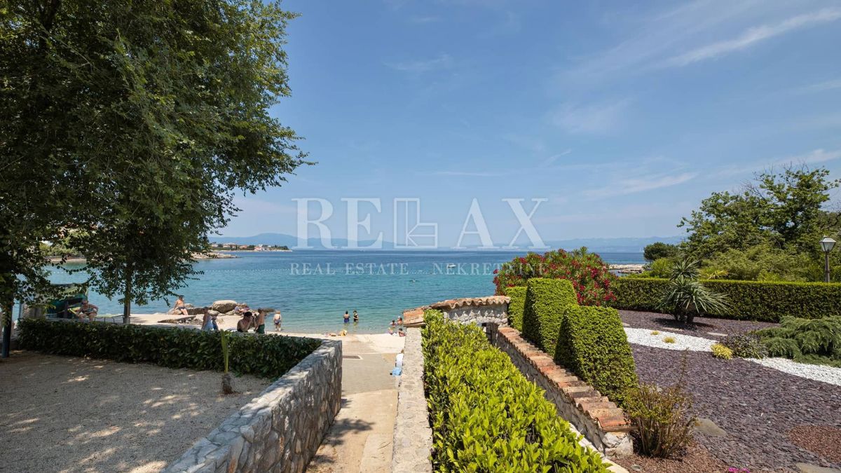 Otok Krk, Malinska - apartma 35 m od morja