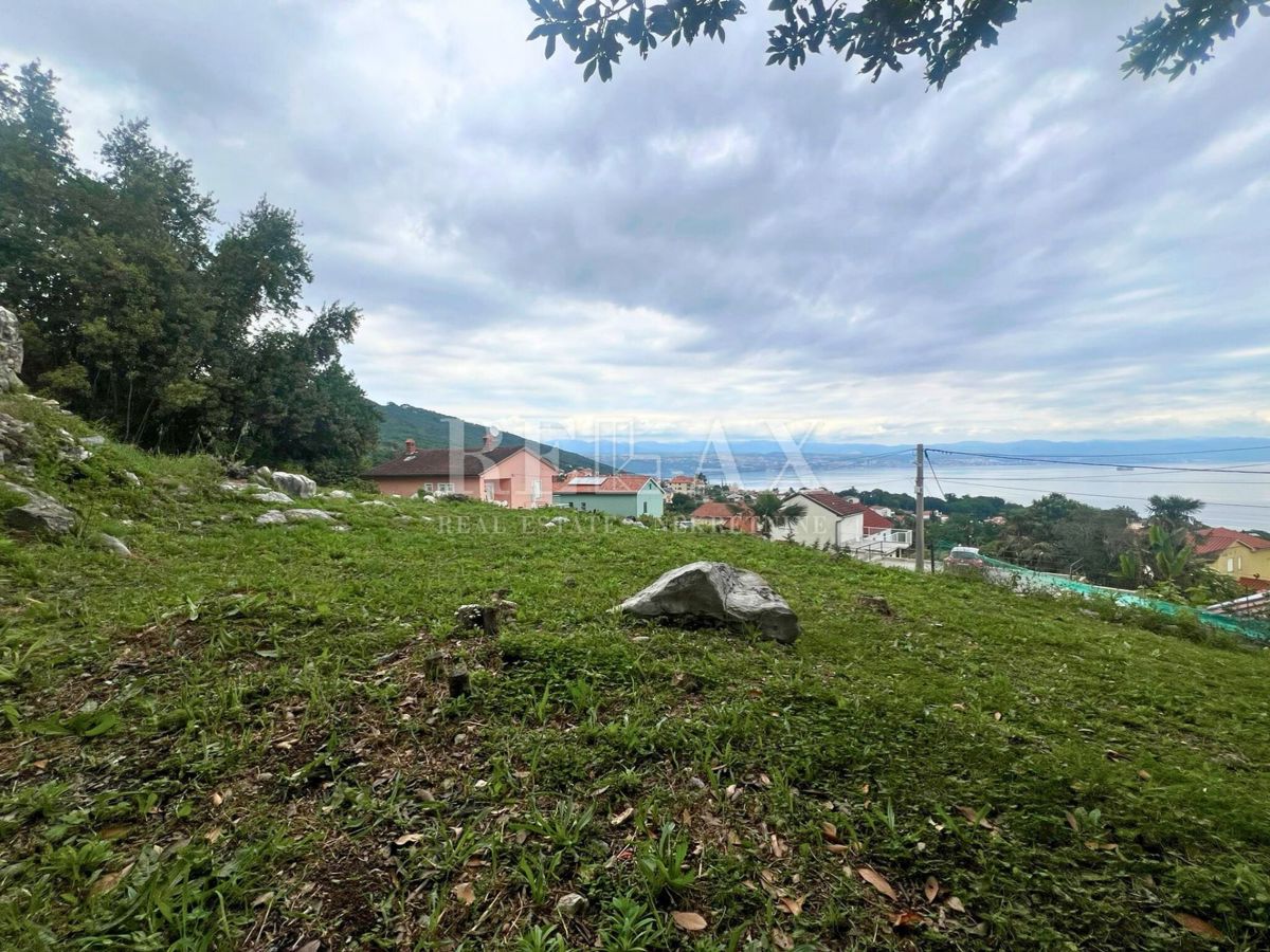 Oprić, Lovran - gradbeno zemljišče s pogledom na morje