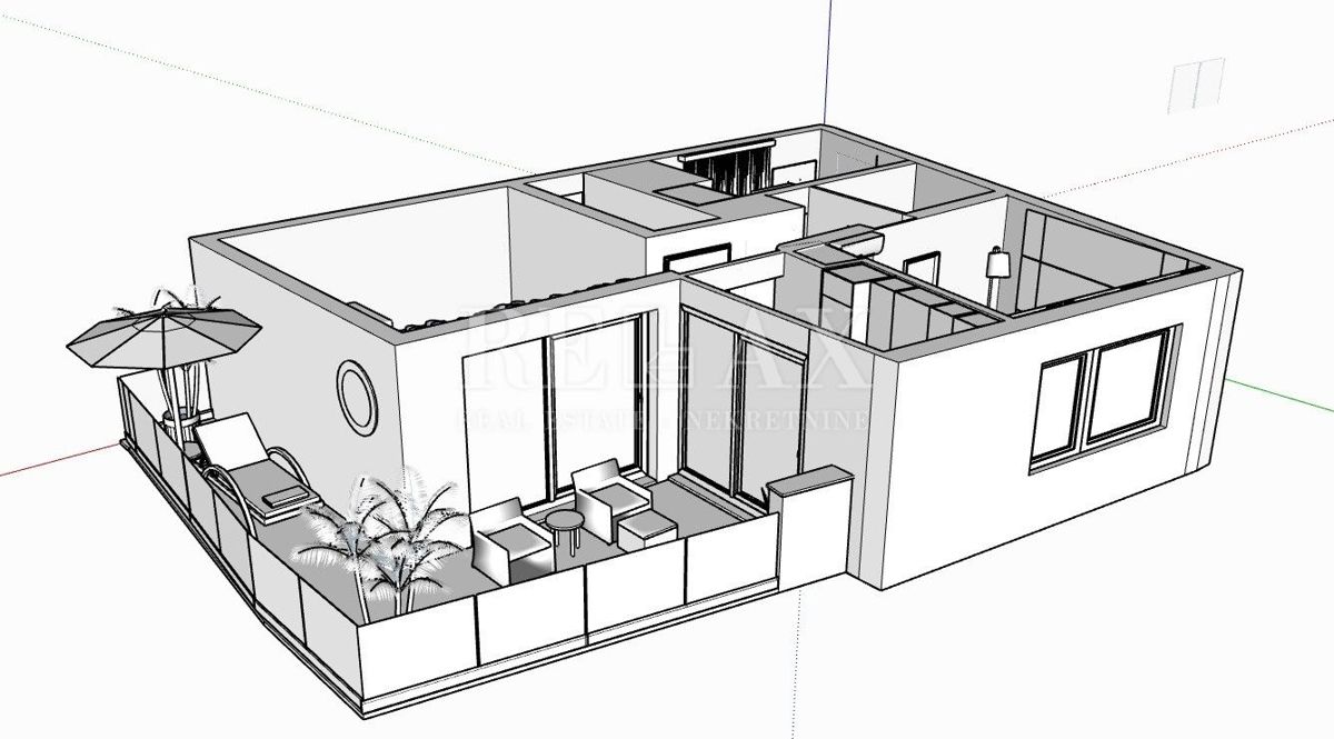 Crikvenica - luksuzno stanovanje z garažo