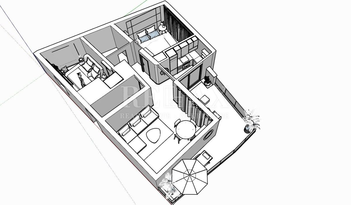 Crikvenica - luksuzno stanovanje z garažo