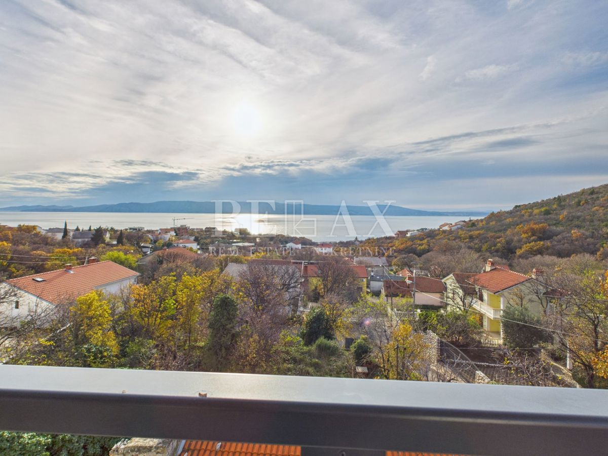 Povile - dvosobno stanovanje s pogledom na morje,novogradnja