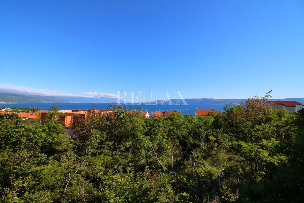 NOVI VINODOLSKI - Veliko zemljišče s pogledom na morje