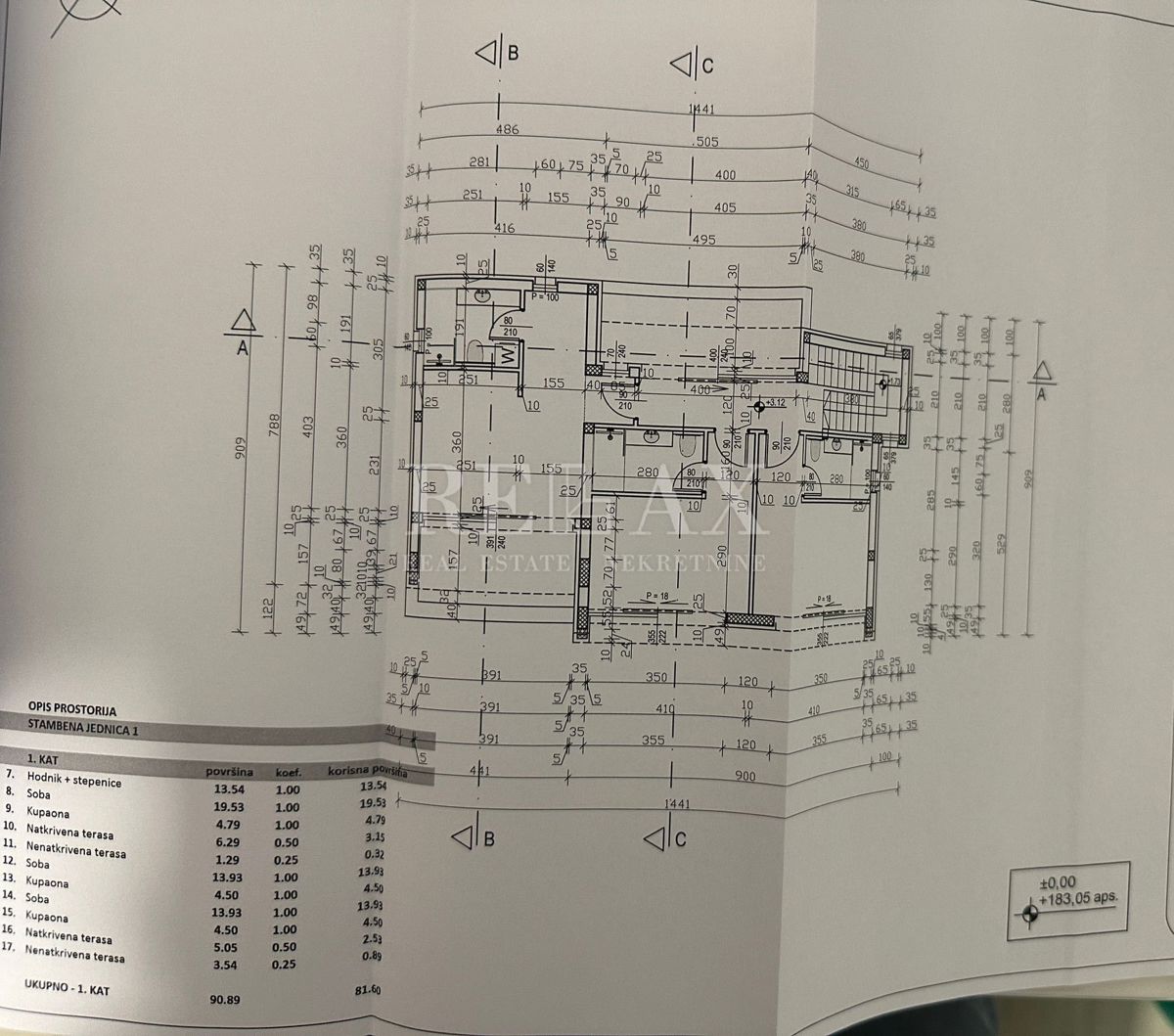 Bribir - vila z bazenom in velikim vrtom