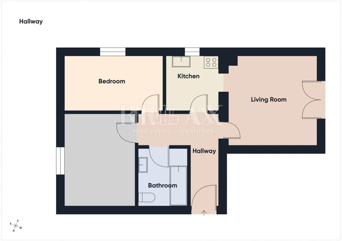 Reka, Srdoči - na novo prenovljeno stanovanje z dvema spalnicama