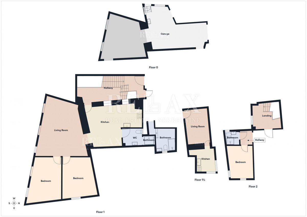 Kastav - hiša s 3 stanovanji in poslovnim prostorom