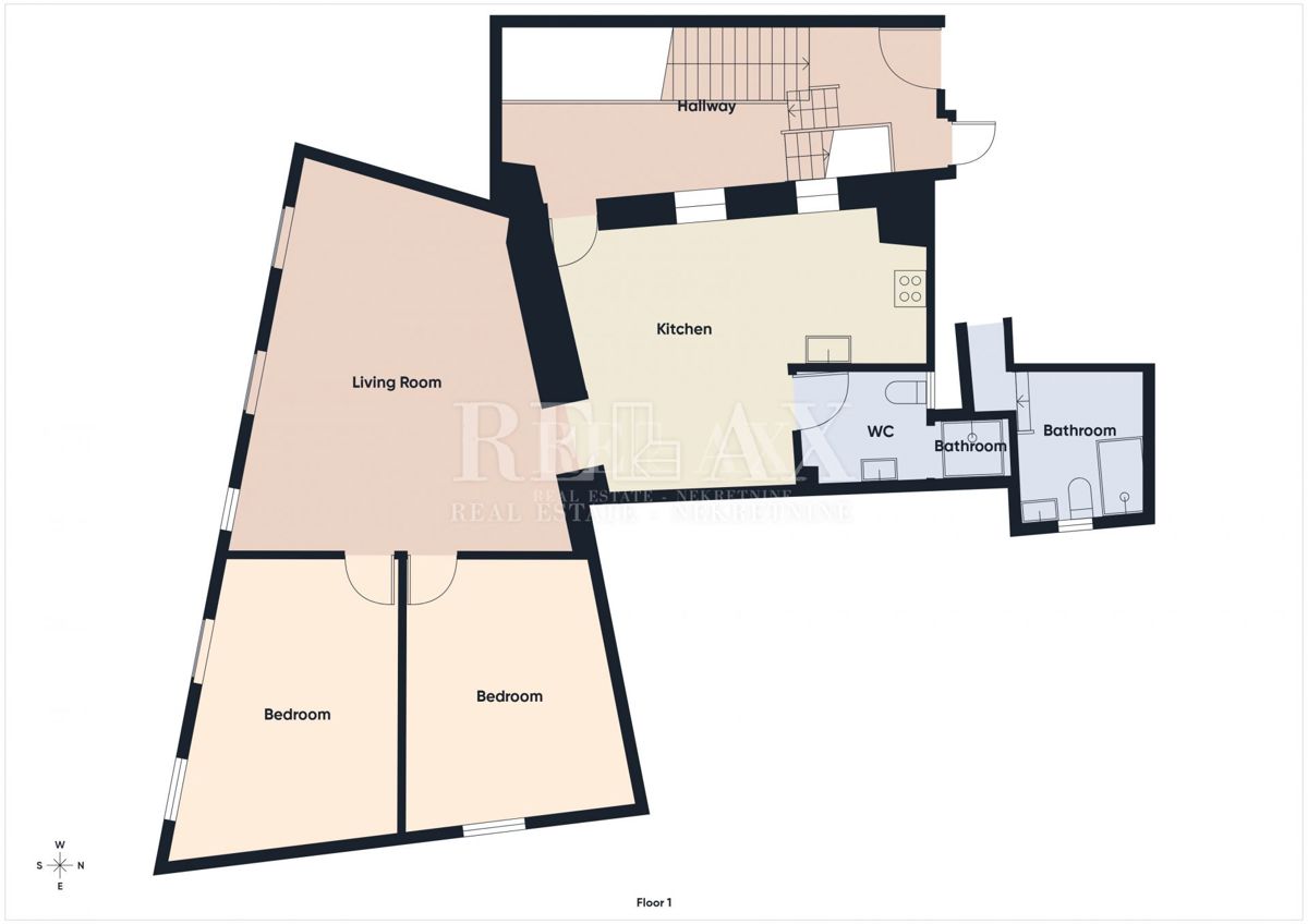 Kastav - hiša s 3 stanovanji in poslovnim prostorom