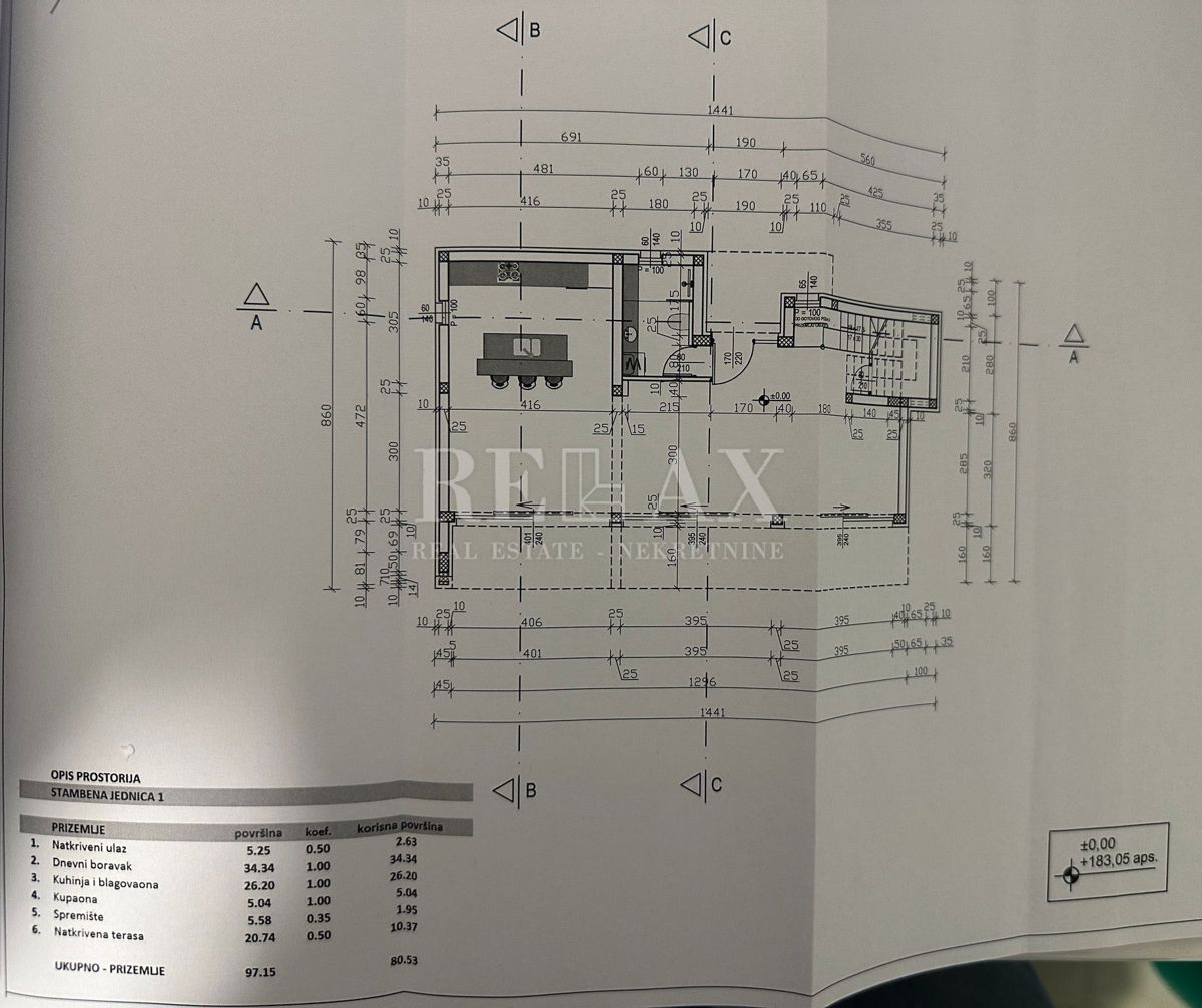 Bribir - novozgrajena vila s pogledom na morje