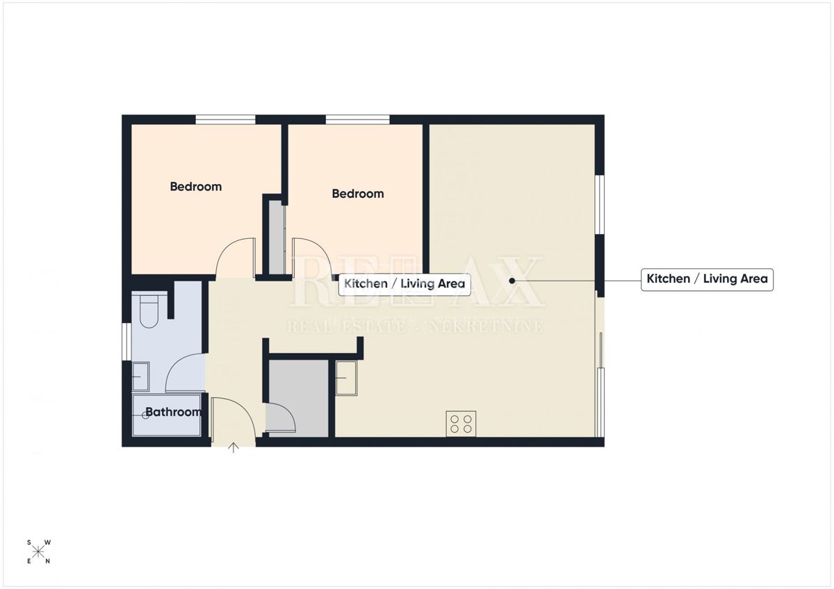 Otok Krk, Bogovići - apartma z bazenom, vrtom