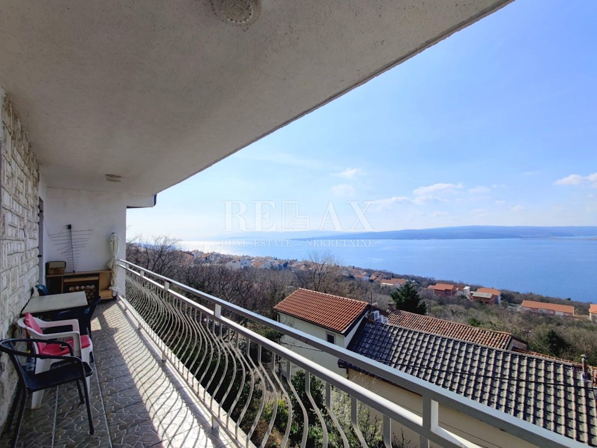 CRIKVENICA, DRAMALJ - Hiša s panoramskim pogledom na morje