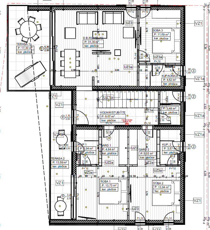 Stanovanje Krk, 130,81m2