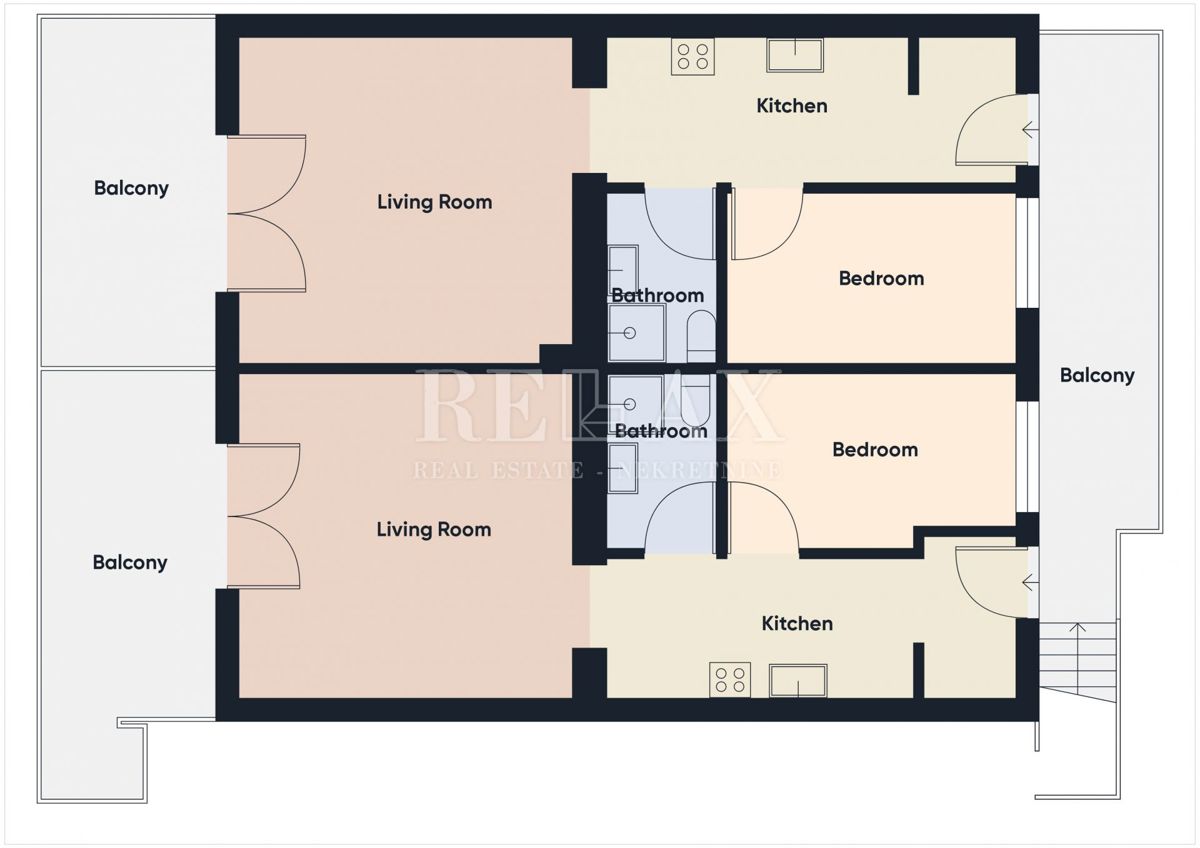 Selce - nadstropje z dvema apartmajema, idealno za najem ali poletne počitnice