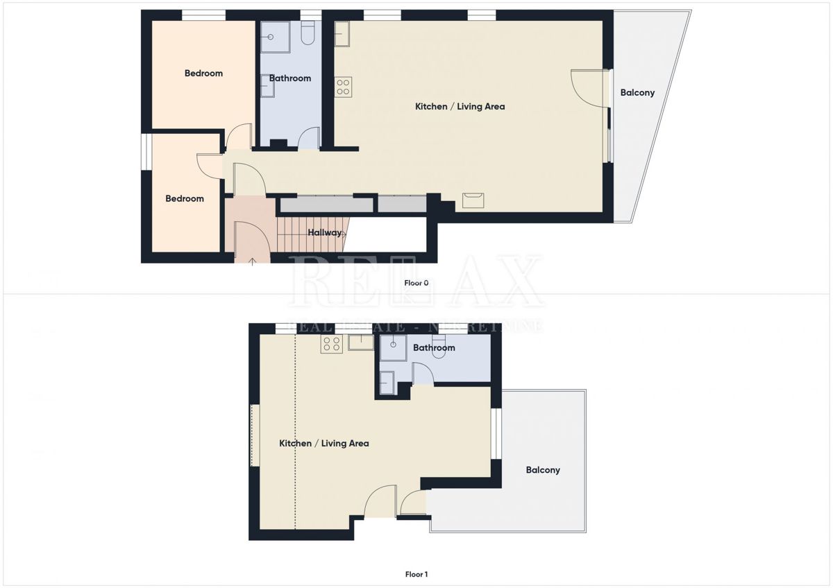 Crikvenica – Dvonadstropno stanovanje, 104 m² s pogledom na morje