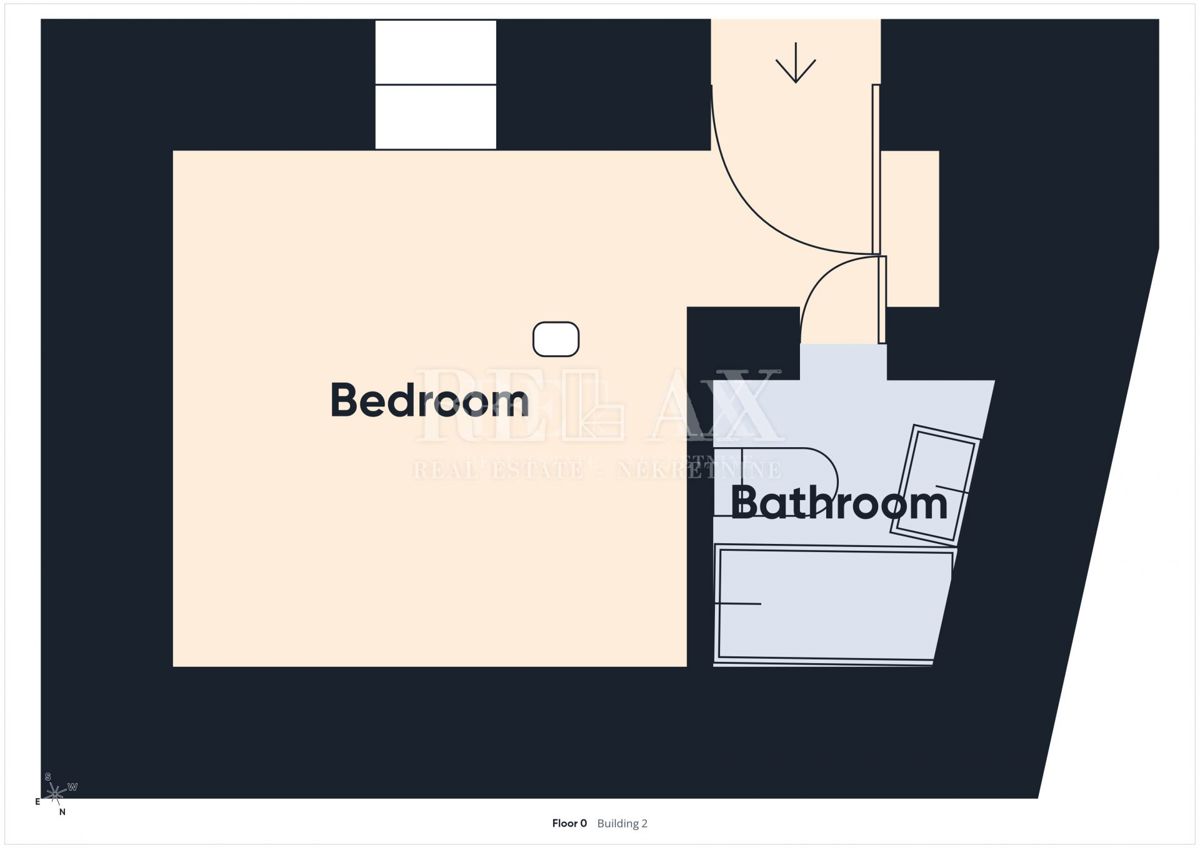Novi Vinodolski - dve hiši v središču mesta