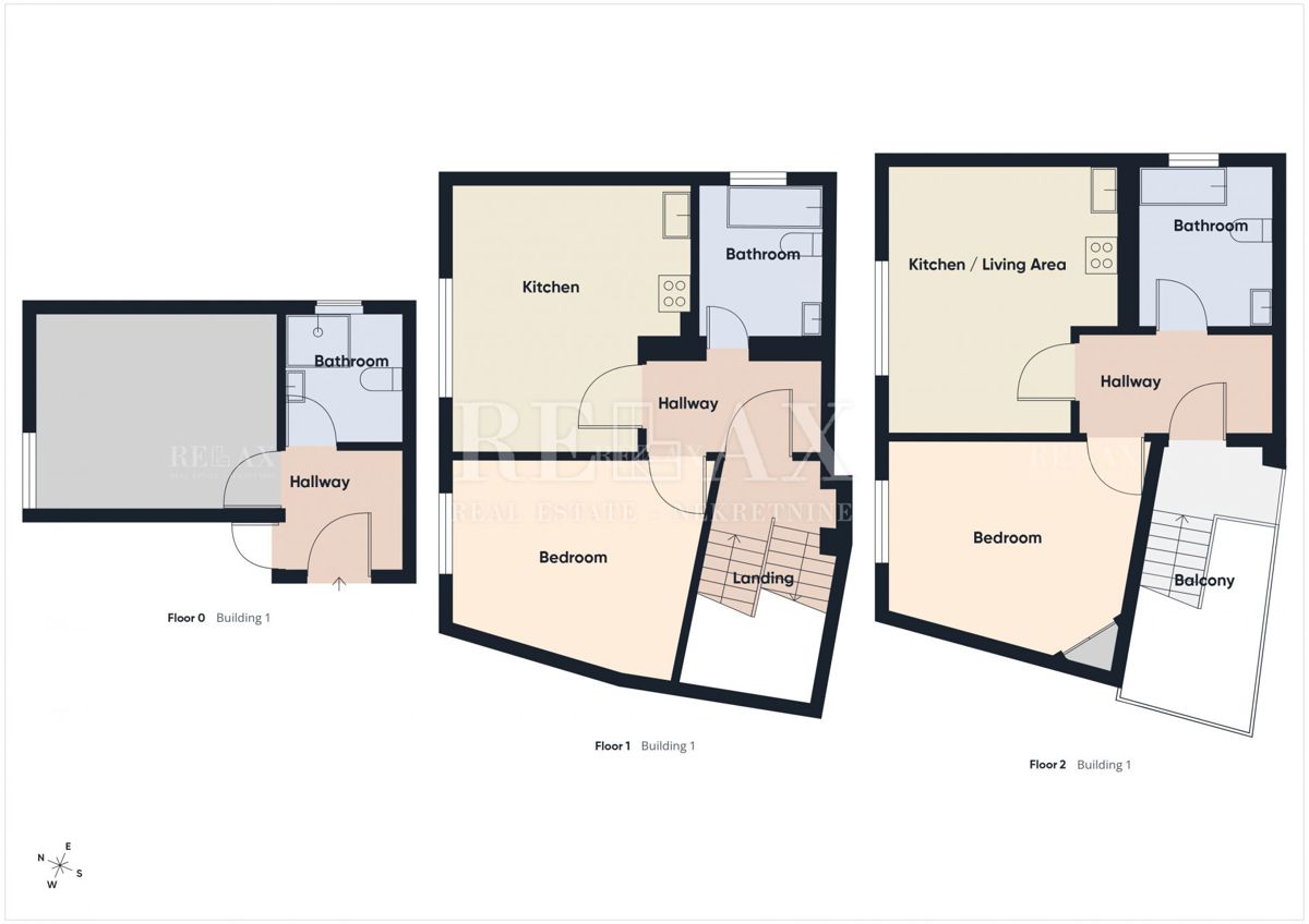 Jadranovo - hiša s 5 stanovanjskimi enotami