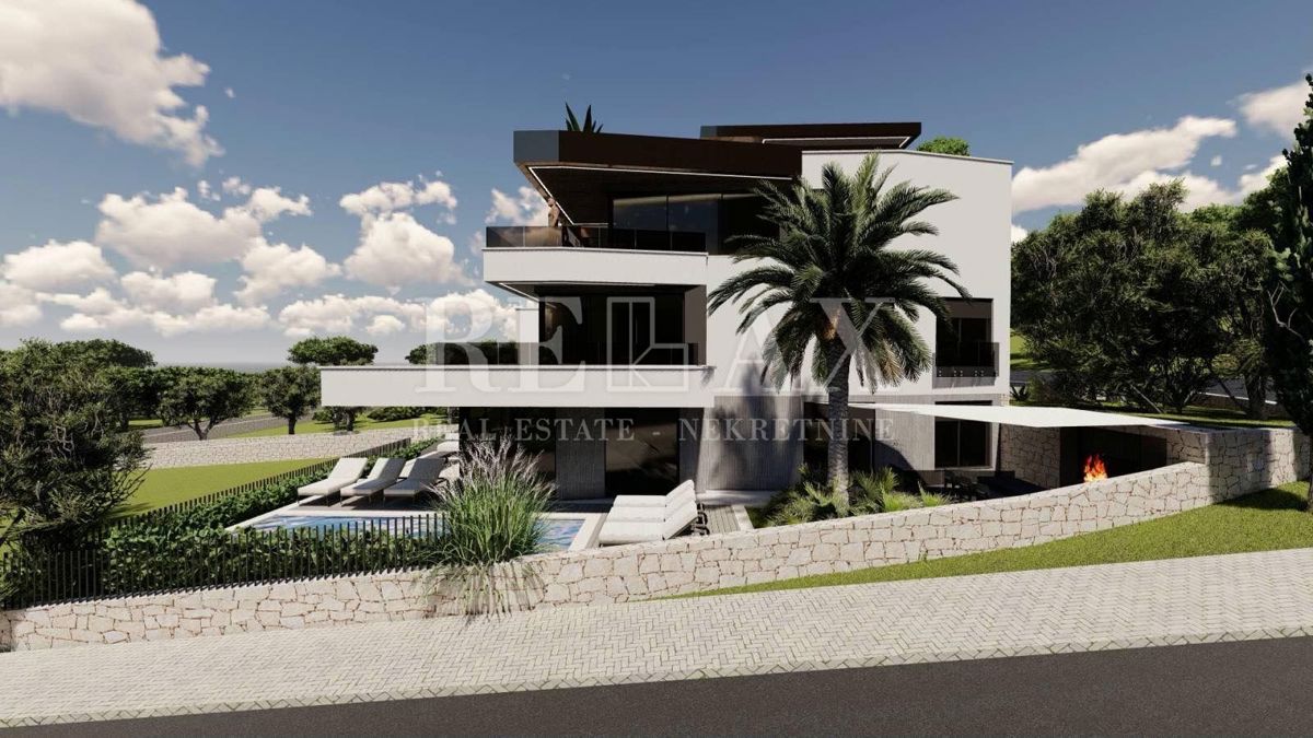 KRK - Luksuzni penthouse s strešno teraso