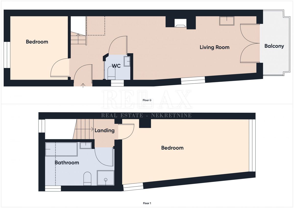Kraljevica - dvoetažni apartma s panoramskim razgledom