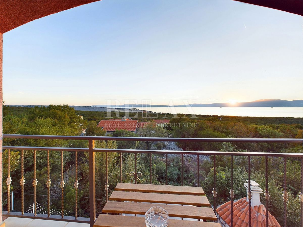 Kraljevica - dvoetažni apartma s panoramskim razgledom