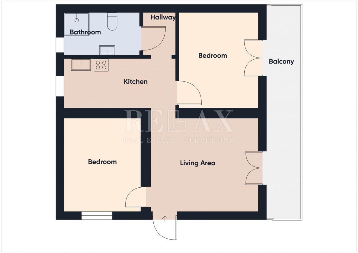 Novi Vinodolski - apartma z vrtom