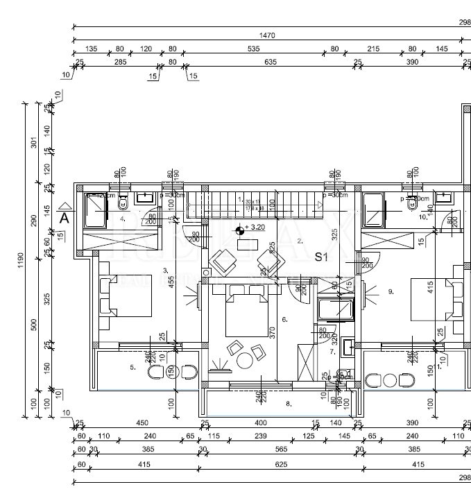 CRIKVENICA - Moderna vila z bazenom