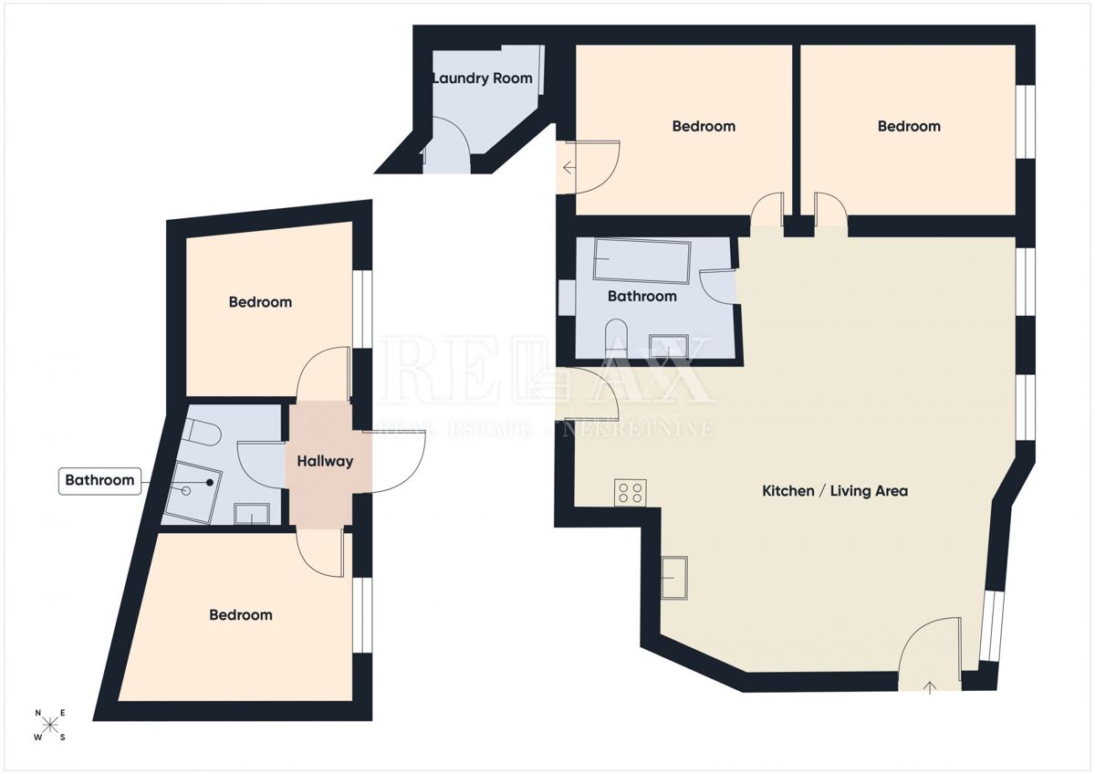 Crikvenica - dva apartmaja v centru