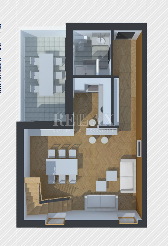 OPATIJA, VOLOSKO - Dvoetažni apartma s pogledom na morje